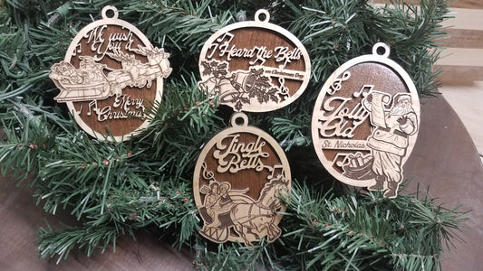 Cristmas Carol Ornaments