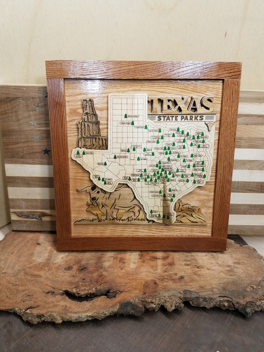 Texas State Park Explorer Map