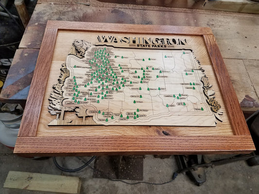 Washington State Park Explorer Map