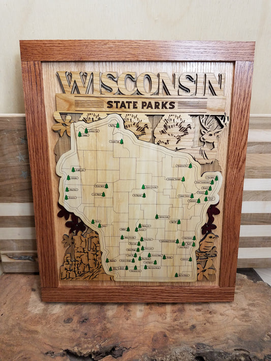 Wisconsin State Park Map
