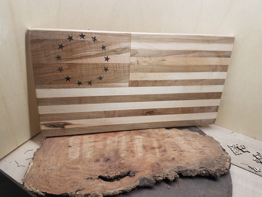 Betsy Ross Maple Flag