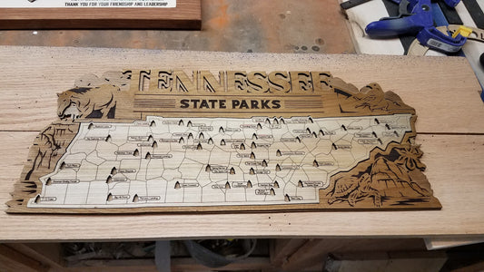 Tennessee State Park Explorer Map