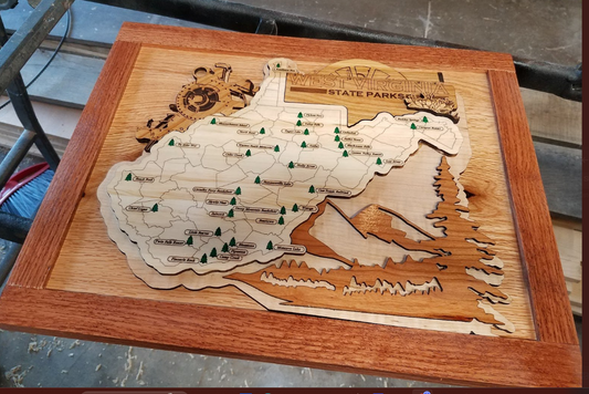 West Virginia State Park Map
