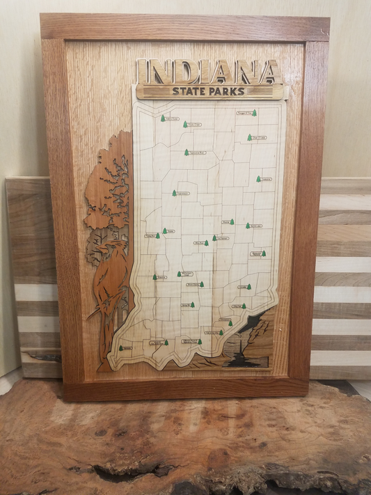 Indiana State Park Explorer Map
