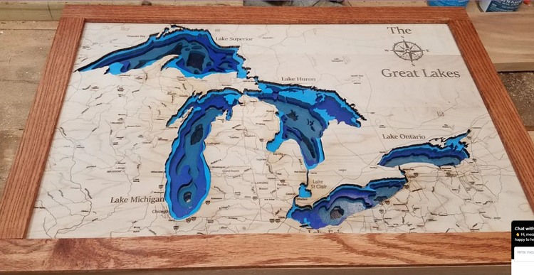 Lake Depth Map