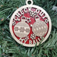 Naughty But Nice- Laser Cut Wooden Ornaments
