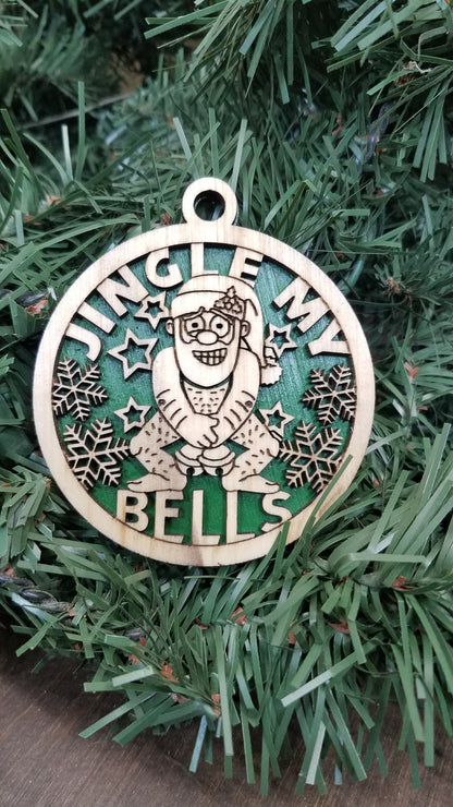 Naughty But Nice- Laser Cut Wooden Ornaments