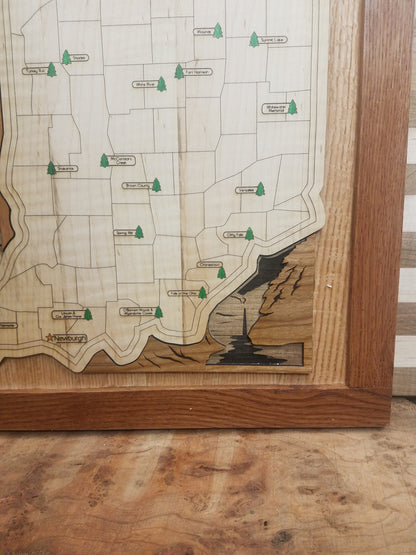 Indiana State Park Explorer Map
