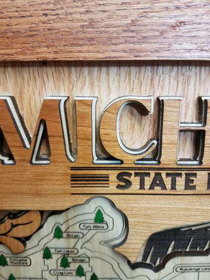 Michingan State Park Explorer Map