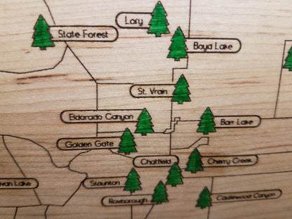 Colorado State Park Explorer Map
