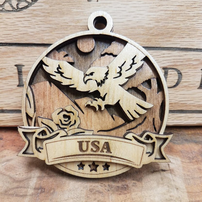 Monthly Handcrafted Wooden Ornament Club