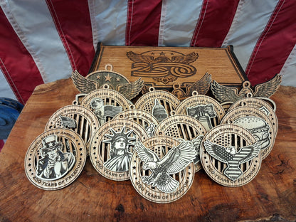 Monthly Handcrafted Wooden Ornament Club