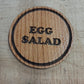 Egg Salad Coaster, Key Chain, and Ornament