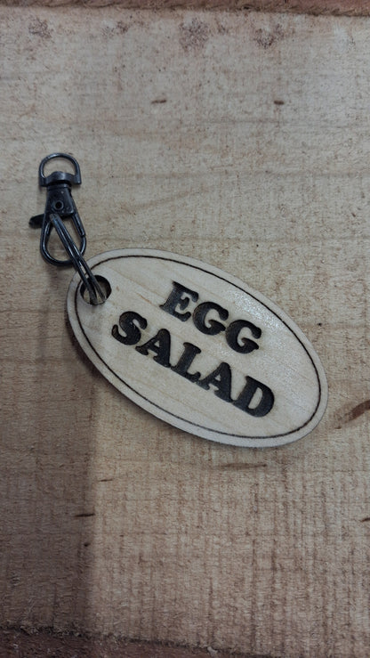 Egg Salad Coaster, Key Chain, and Ornament