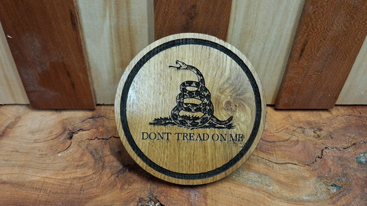 Don't Tread on Me 4-Inch Round Coaster