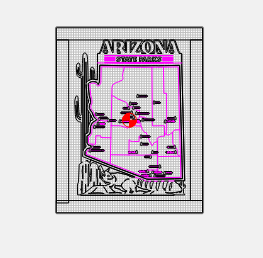 Arizona State Park Explorer Map-Pre order