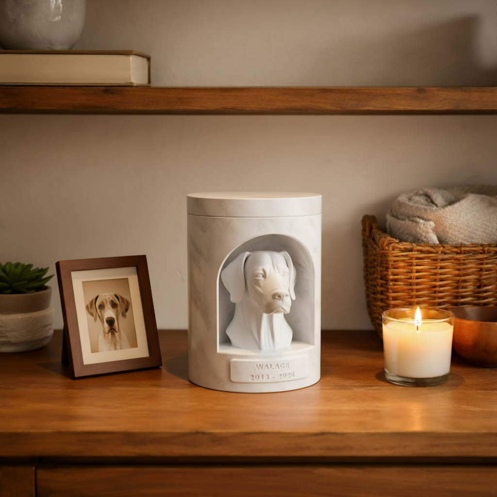 3D Printed Pet Urn for Dogs