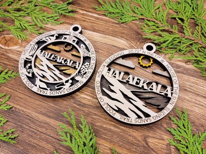 National Park- Laser Cut Wooden Christmas Ornaments Set 2 E-L
