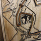 Laguna Seca International Race Track Topography Map Wall Decor
