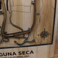 Laguna Seca International Race Track Topography Map Wall Decor