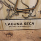 Laguna Seca International Race Track Topography Map Wall Decor