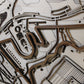 Circuit of the Americas Race Track Topography Map Wall Decor