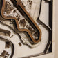 Racetrack Topography Engraved Wall Map F1/NASCAR/Motorcross