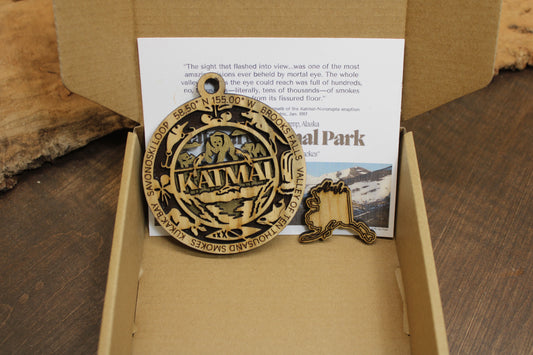 September National Park Ornament - Katmai National Park