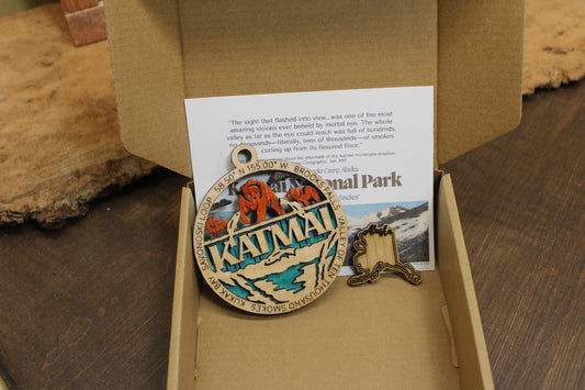September National Park Ornament - Katmai National Park