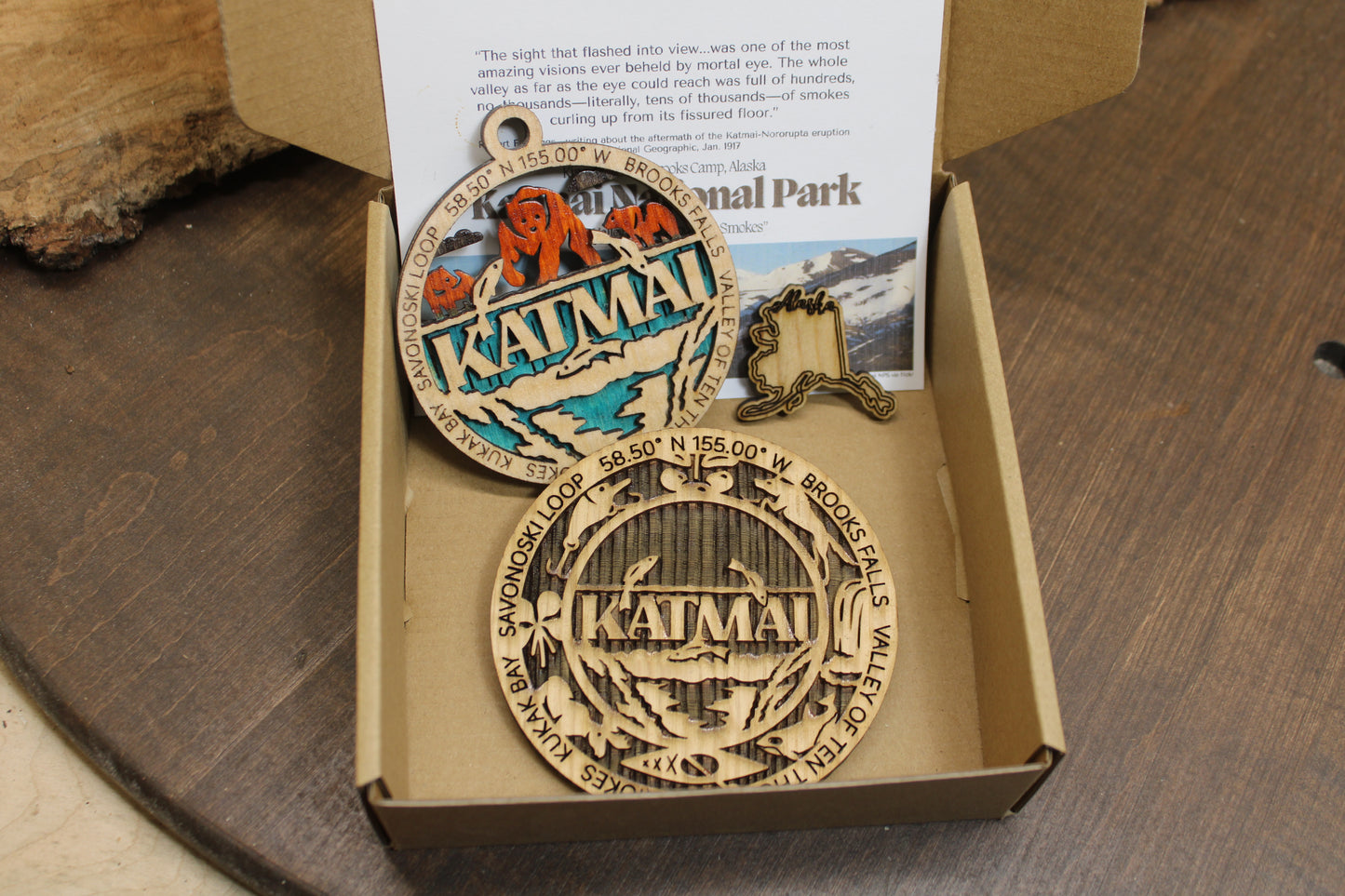 September National Park Ornament - Katmai National Park