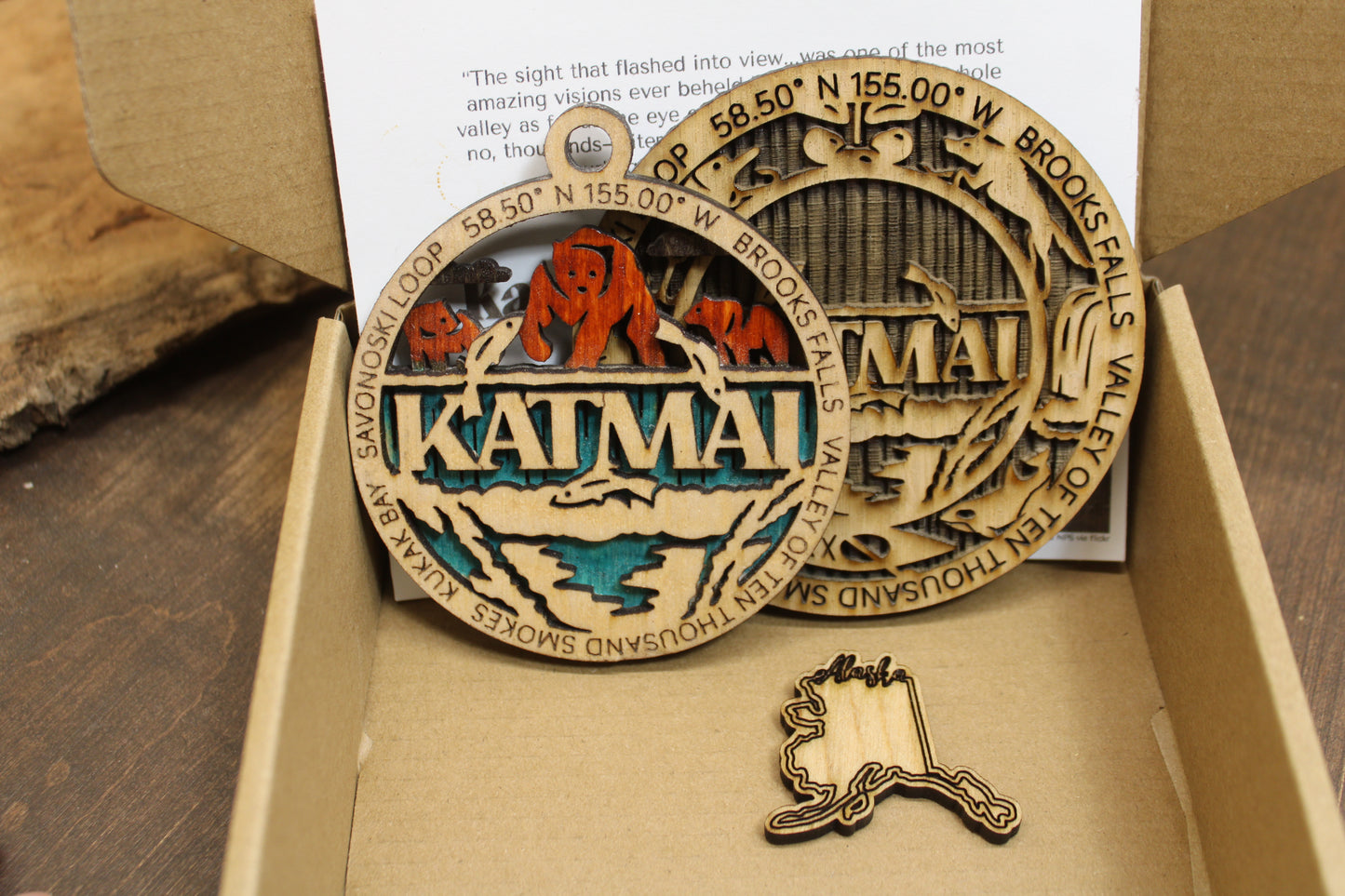 September National Park Ornament - Katmai National Park