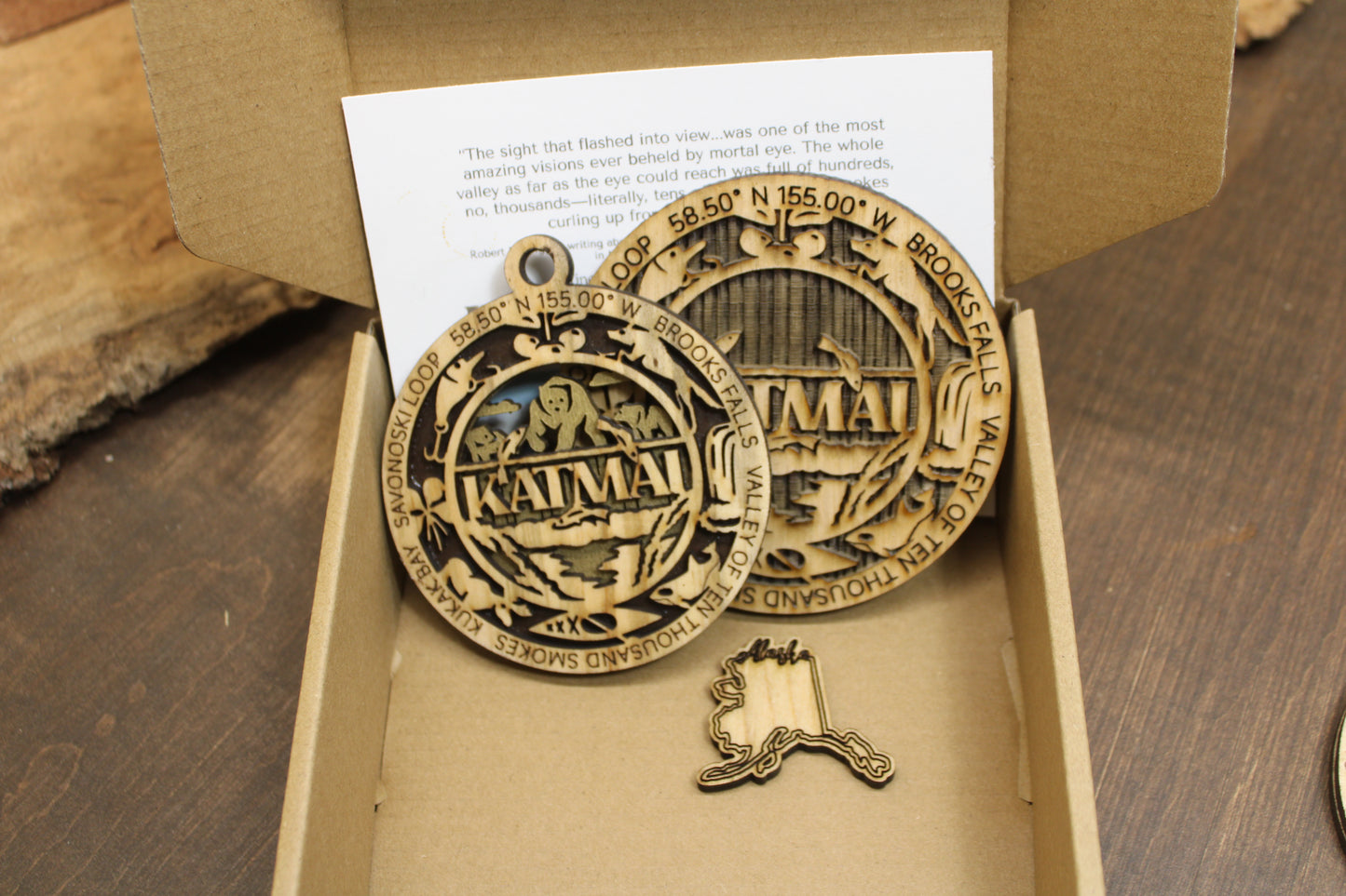 September National Park Ornament - Katmai National Park