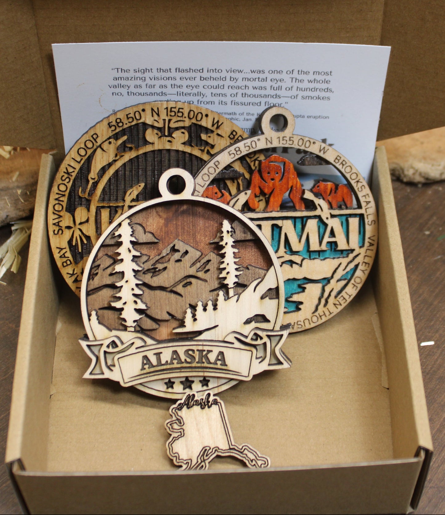 September National Park Ornament - Katmai National Park