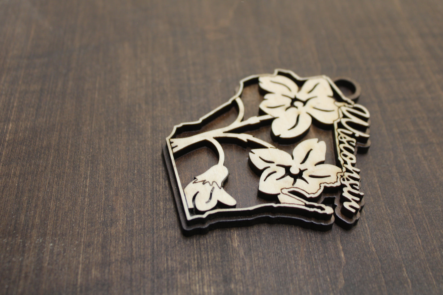State Flower Christmas Ornament