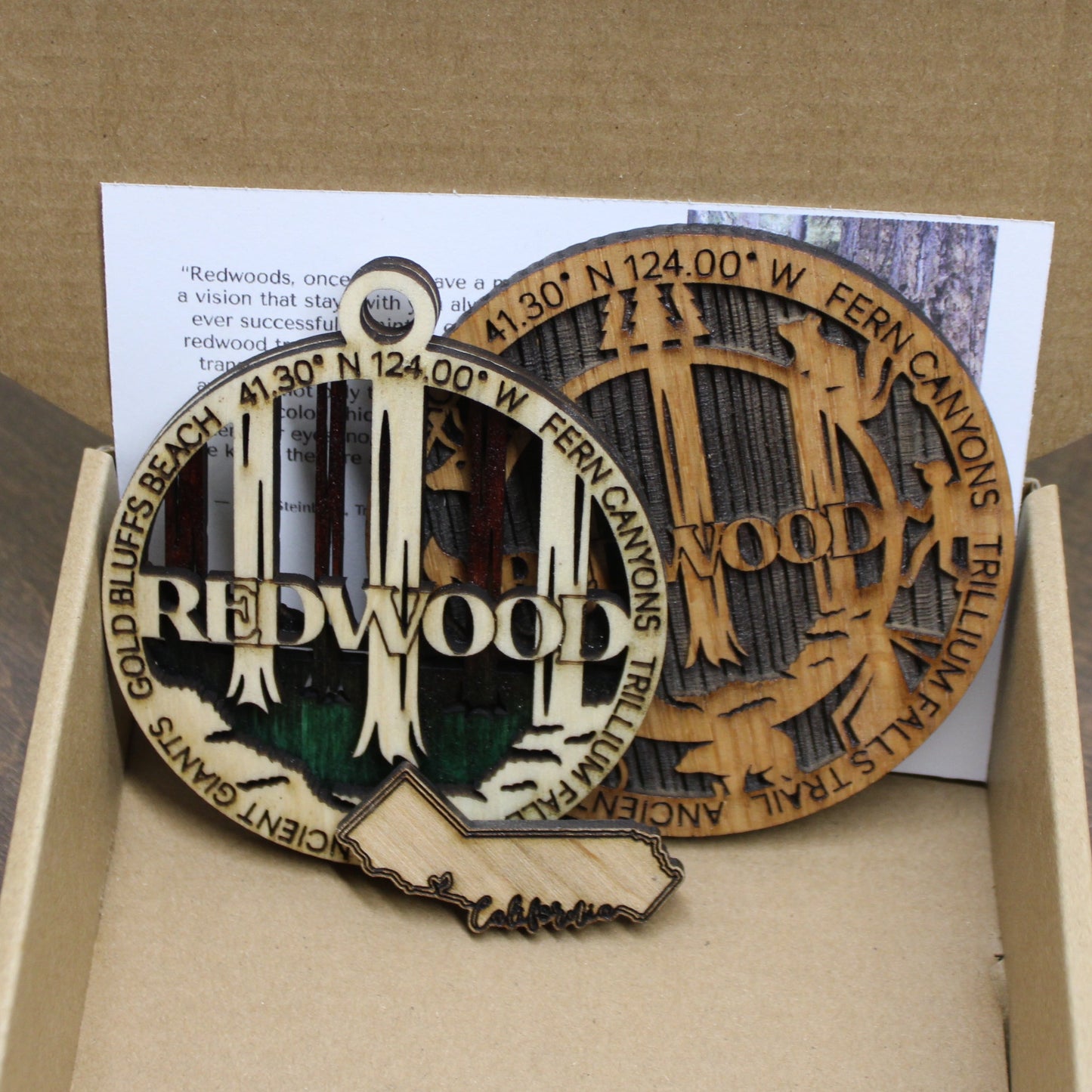 October National Park Ornament - Redwood National Park