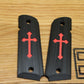 3D Printed PLA 1911 Grip with Cross