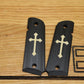 3D Printed PLA 1911 Grip with Cross