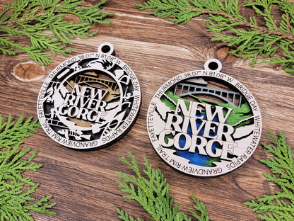 National Park  Wooden Christmas Ornament Set