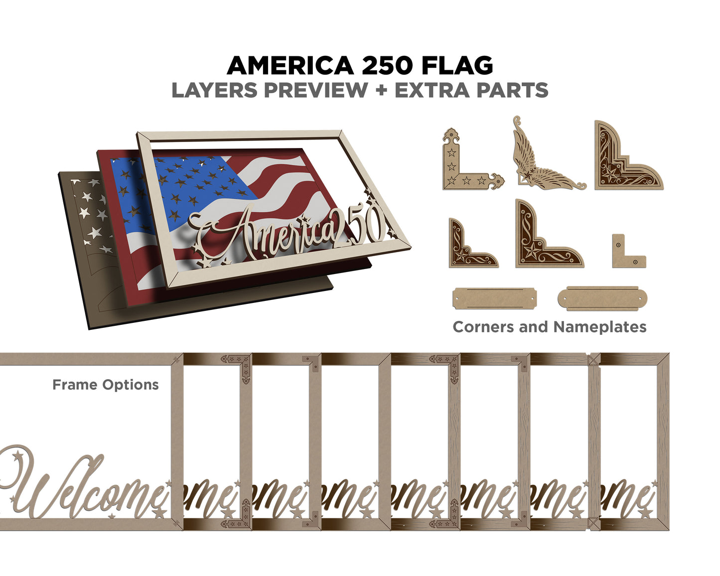 America 250 Flag Colection