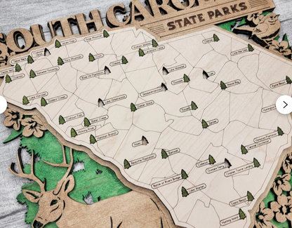 South Carolina  State Park Explorer Map