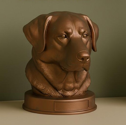 3d Printed Dog Busts