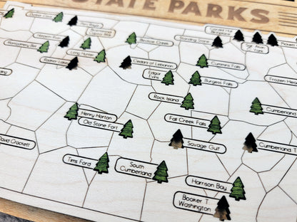 Tennessee State Park Explorer Map