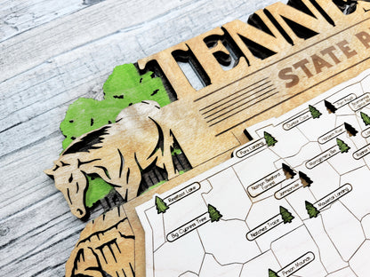 Tennessee State Park Explorer Map