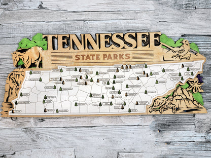 Tennessee State Park Explorer Map