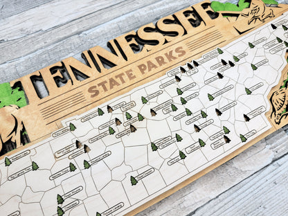 Tennessee State Park Explorer Map