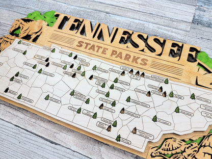 Tennessee State Park Explorer Map