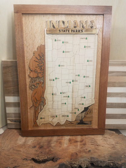 Indiana State Park Explorer Map