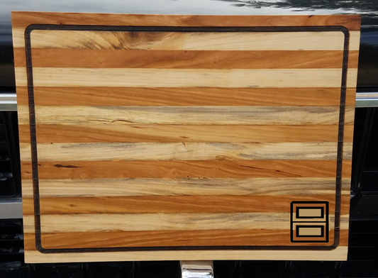 Square Body Edge Grain Cutting Board