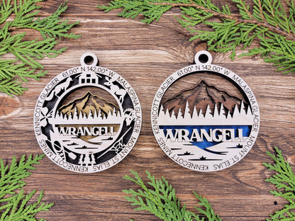 National Park  Wooden Christmas Ornament Set