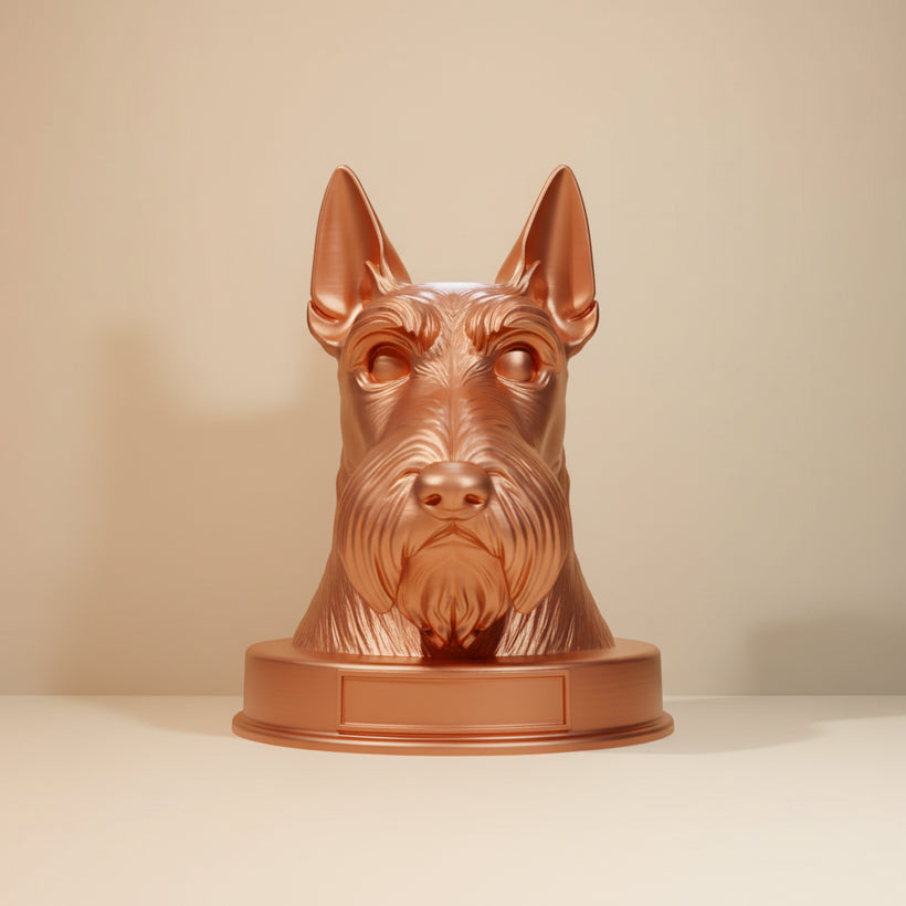 3d Printed Dog Busts
